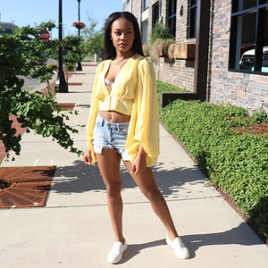 Love on Top Blouse - Yellow