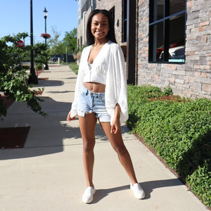 Love on Top Blouse - White