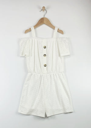 "The Summertime Romper"-White