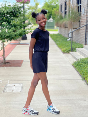 Rockin Romper "Black"
