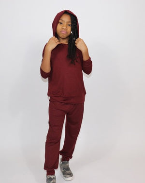 The Good Girl Jogger Set-Red