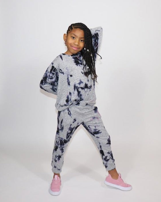 The Cool Kid Loungewear Set-Grey