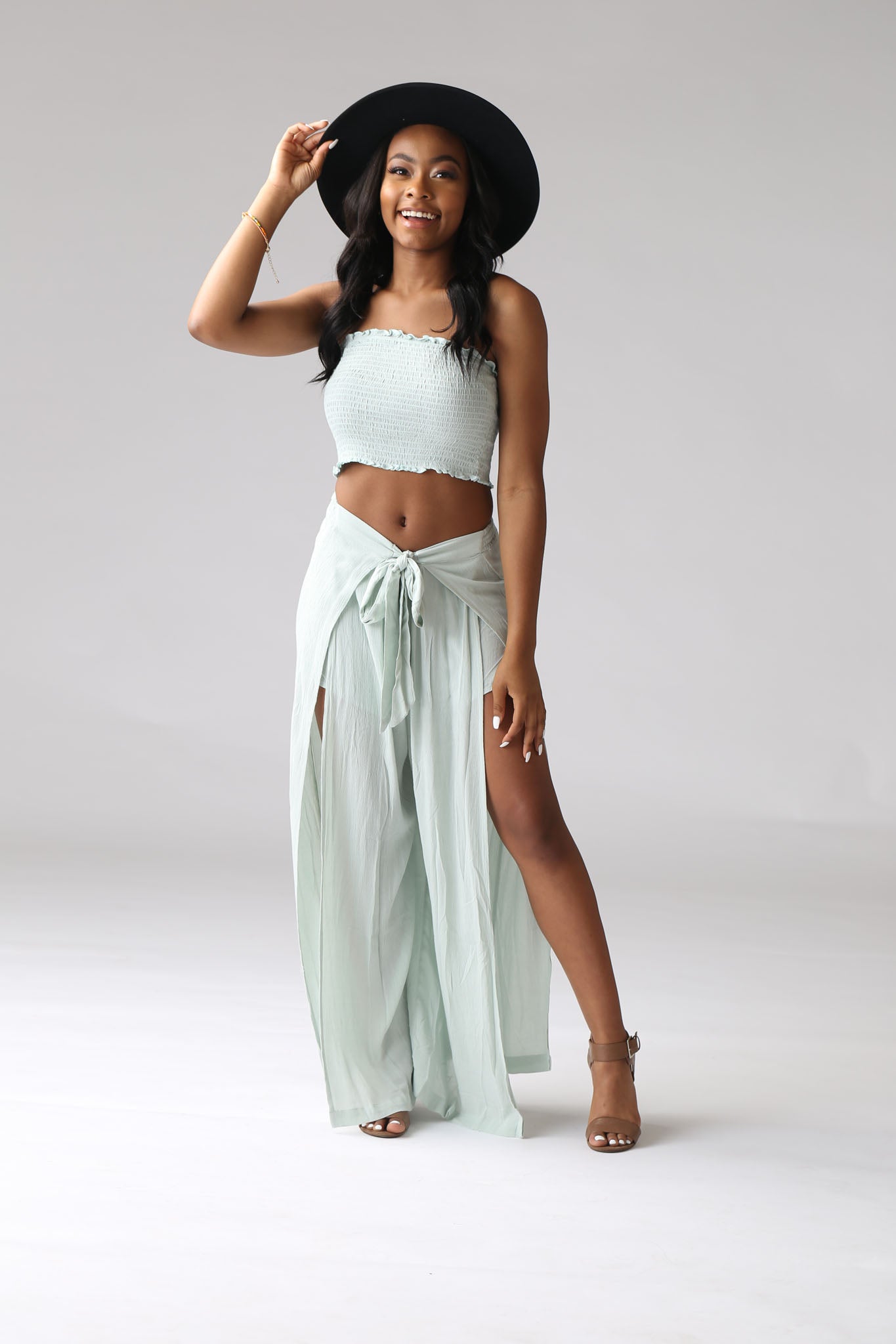 Mint two piece set - trendy clothes for teens – 3T's Boutique